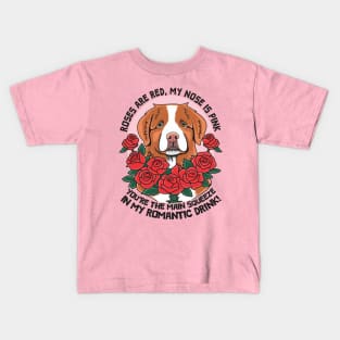 Toller Pink Nose Jokes For Valentine Kids T-Shirt